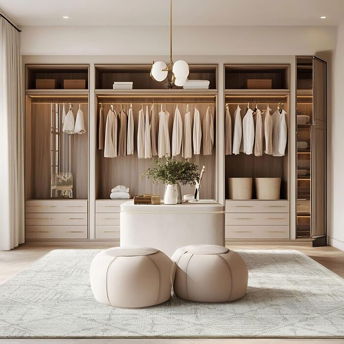 Килим Leesentec для вітальні та спальні: геометричний, антиковзаючий, короткий ворс, бежевий та білий (слонова кістка), розміри 80x120 см та 200x250 см