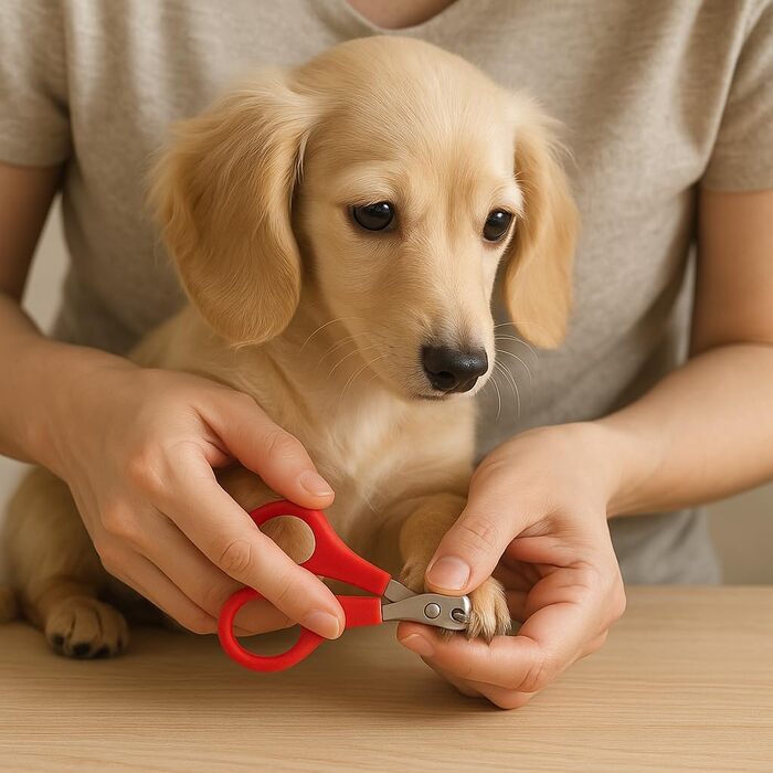 Ножиці для стрижки кігтів собак Ferplast з обмежувачем та захистом, зручна ручка, розмір M (Small)