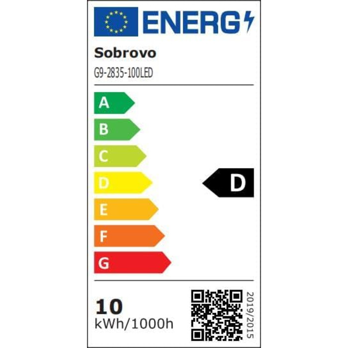 LED-стінні світильники 2 шт. - 10W, G9, вологостійкі, тепле біле світло 3000K для балкона, вітальні, спальні, коридору, гаража (біло-тепле)