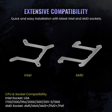 ENERMAX LIQMAXFLO SR 240 - Система водяного охолодження CPU AIO (LGA 1700, 1200, AM5, AM4) з подвійним резервуаром, RGB VRM водоблоком та 2 вентиляторами 120 мм PWM Silent Flow (350W+ TDP), чорний