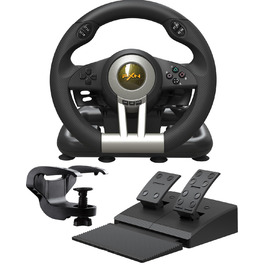 PXN V3 Pro - Геймерське кермо з педалями для ПК, PS4, PS3, Xbox, Nintendo Switch (180°, вібрація, перемикач)