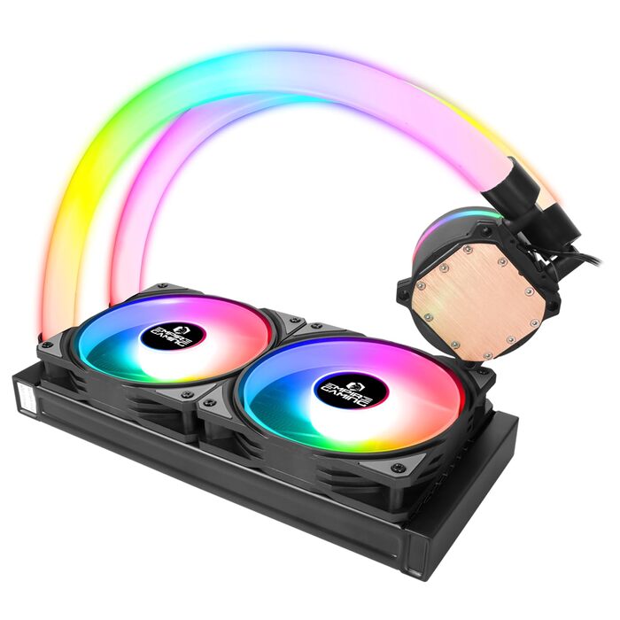 Система водяного охолодження EMPIRE GAMING Guardian G-V20 AIO для ПК - 240 мм, RGB, Intel/AMD