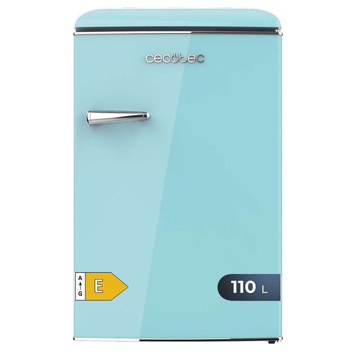 Міні-холодильник Cecotec Bolero CoolMarket TT Origin 110 синій 110л з LED-підсвіткою та полицями з скла