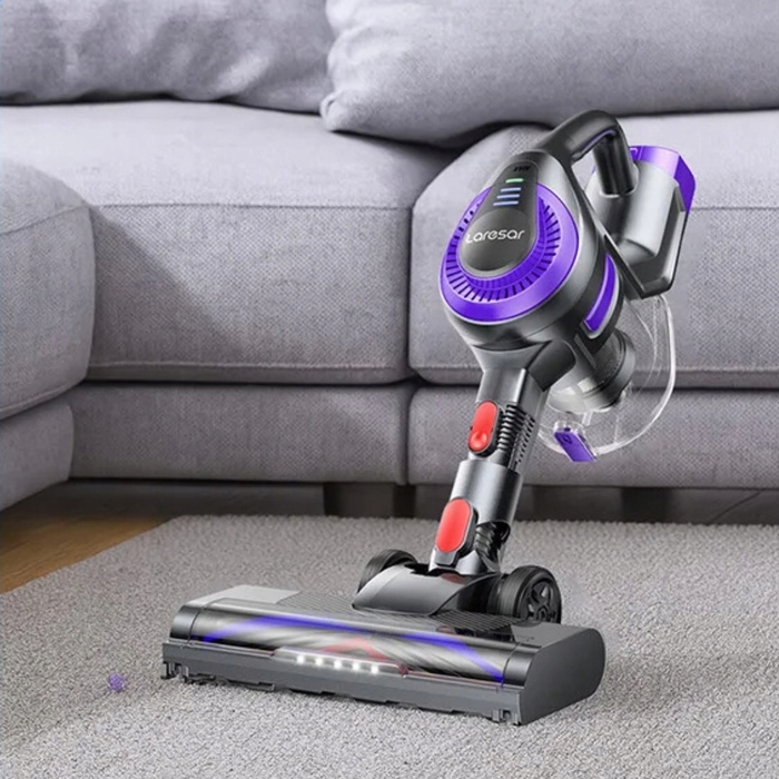 Вертикальний пилосмик Laresar V10 LITE, фіолетовий