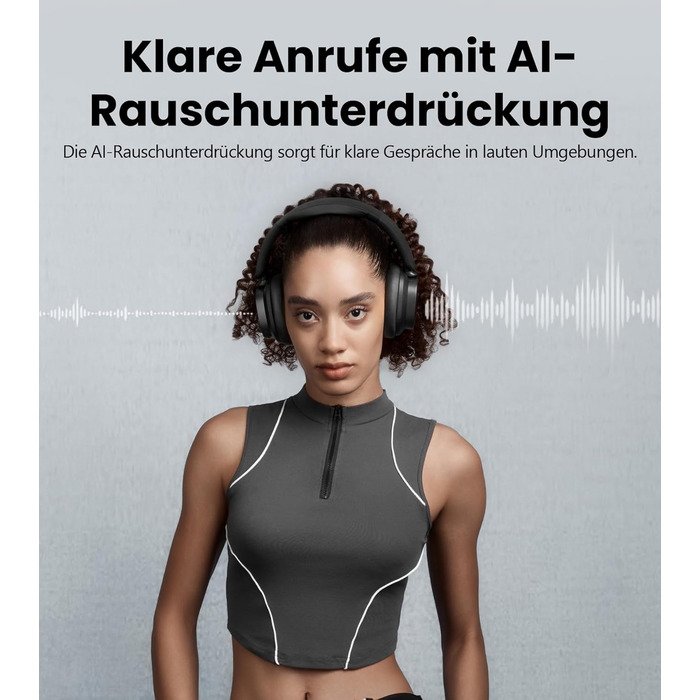 Навушники бездротові Edifier ES850NB з шумозаглушенням, Hi-Res Audio, Bluetooth 5.4, чорні