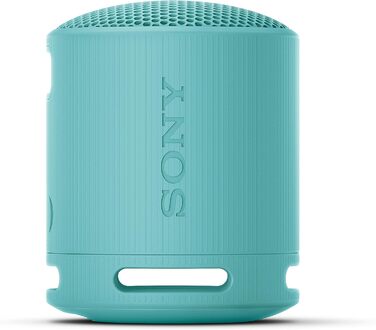 Портативна Bluetooth колонка Sony SRS-XB100 синього кольору: вологозахист IP67, до 16 год роботи, з ремінцем