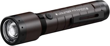 Ліхтарик Ledlenser P7R Signature LED з червоним світлом, акумуляторний, водонепроникний IP68, 2000 люмен, фокусування, дальність 330 м, з чохлом та зарядною станцією