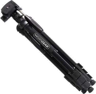 Штатив відео MOJOGEAR 140 см з тримачем для смартфона - штатив для камери/DSLR/телефона з алюмінію, з кульковою головкою, швидкознімною платформою, сумкою (SAB234)