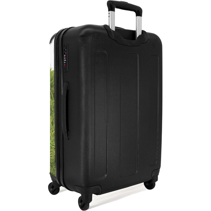 Дитячий валіза-роликовий колір зелений та білий з ім'ям, 55x40x20см, ручна поклажа, валіза для хлопчика з принтом 'РеннАвто', легкий, персоналізований