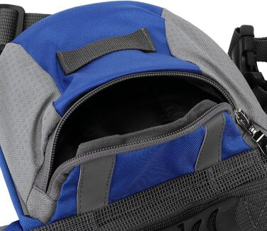 Рюкзак для собак Cyrank: набір посуду, жилет, сумка для спорядження, туристичний рюкзак для собак з світловідбиваючими смугами, жилет для собак, підходить для великих собак (S)