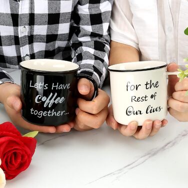 Stylish coffee mugs with 