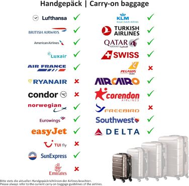 Набір валіз Zelsius 4 шт. чорного кольору | ABS, з кодовим замком, 4 колеса, внутрішній роздільник | Валізний набір 4 шт., Trolley, велика валіза, Luggage Set, ручна валіза чорна 4 шт.