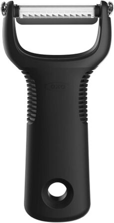 Овочечистка OXO Good Grips з нержавіючої сталі для жульєну, чорна