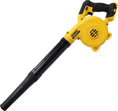 DEWALT Cordless Blower/Leaf Blower (18V, 290 km/h blowing speed, THREE-stage switch, delivered without battery and charger) DCV100-XJ