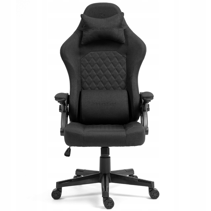 Ігрове крісло Delagear G 404, чорна тканина
