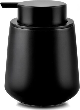 Дозатор мила Cleangang чорного кольору для кухні та ванної кімнати - диспенсер для мила, дезінфікуючого засобу, рідини, кераміка, великий носик
