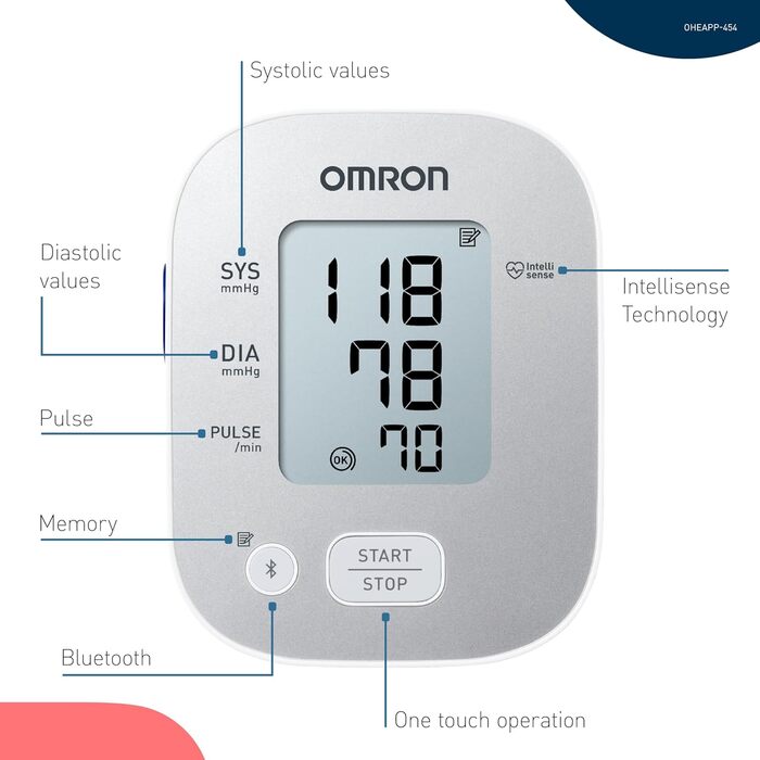 Тонометр на плече Omron M2 Basic - вимірювання артеріального тиску