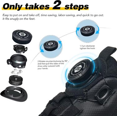 Черевики робочі чоловічі ISOOUS S3S, водонепроникні, ESD, з неслизькою підошвою, зручні, зі сталевим підноском, 43 EU, чорний/сірий