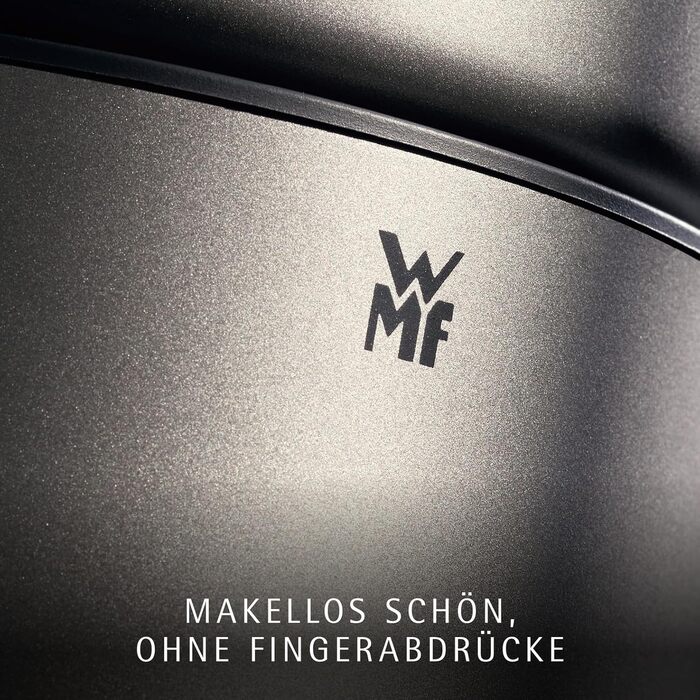 Тостер WMF Lono Silk з нержавіючої сталі, 2 слоти, XXL-насадка для бургерів, 7 рівнів підсмажування, LED-дисплей, широкі слоти, висувна кришка для крихт, анти-відбитки, 900 Вт