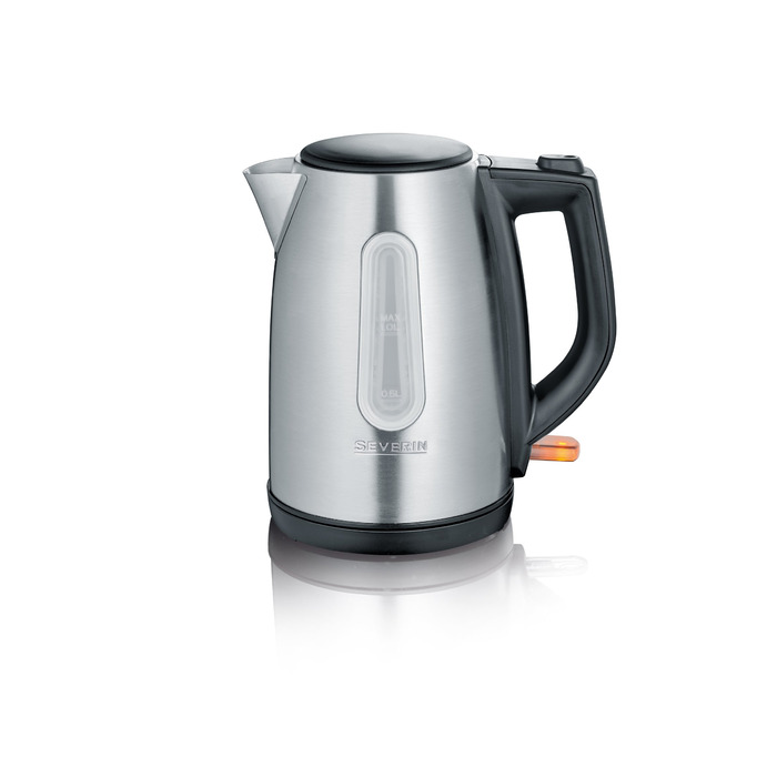 Електричний чайник Severin WK 9265: 1.7 л, бездротовий, з нержавіючої сталі, чорний