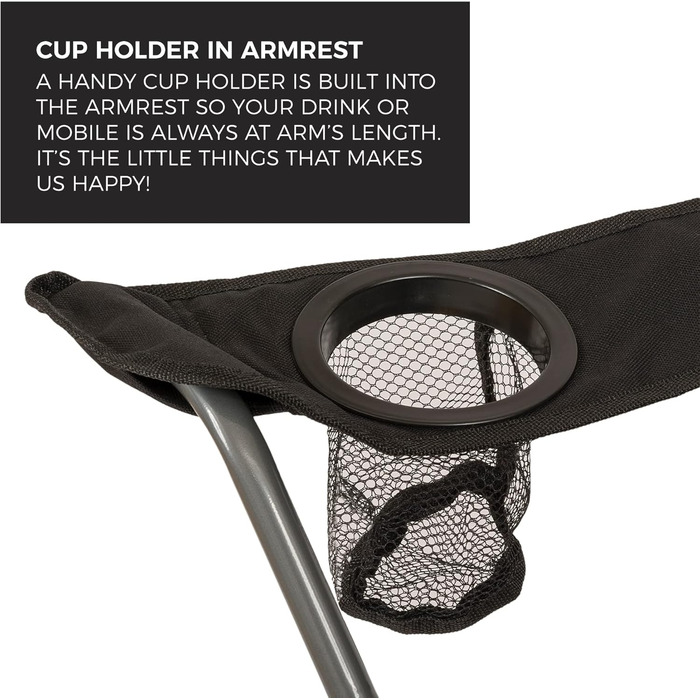 Крісло для кемпінгу Highlander - Легке та міцне туристичне крісло для відпочинку на природі