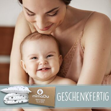 Набір постільної білизни для дитячого ліжечка з органічної бавовни GOTS (Oeko-Tex100), 100 x 135 см. Включає наволочку 40x60 см та ковдру 100x135 см. Підходить для хлопчиків та дівчаток, сірий колір.