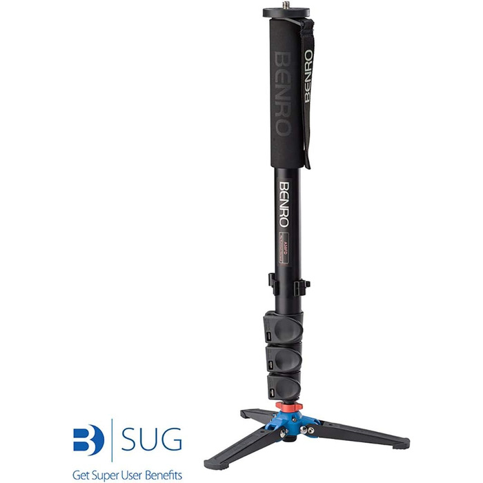 Штатив-монопод Benro A38FD з алюмінію з фіксацією Flip Lock