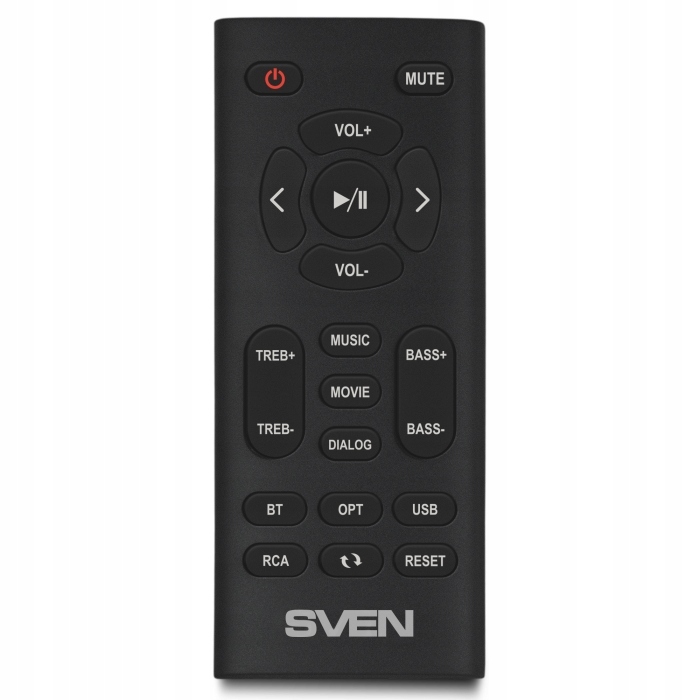 Bluetooth-колонка SVEN MC-5, оптичний вхід, пульт ДК, потужність 50 Вт, чорна
