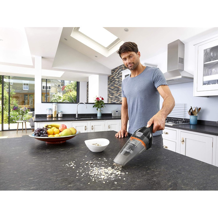 Ручний бездротовий пилосос BLACK+DECKER Dustbuster 3.6V NVC115JL-QW білий (чорний)