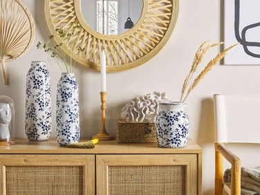 Керамічна ваза Beliani, 12 x 35 см