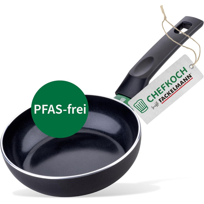 Сковорода Fackelmann Chefkoch Ø16 см з антипригарним покриттям Ceramic, алюміній