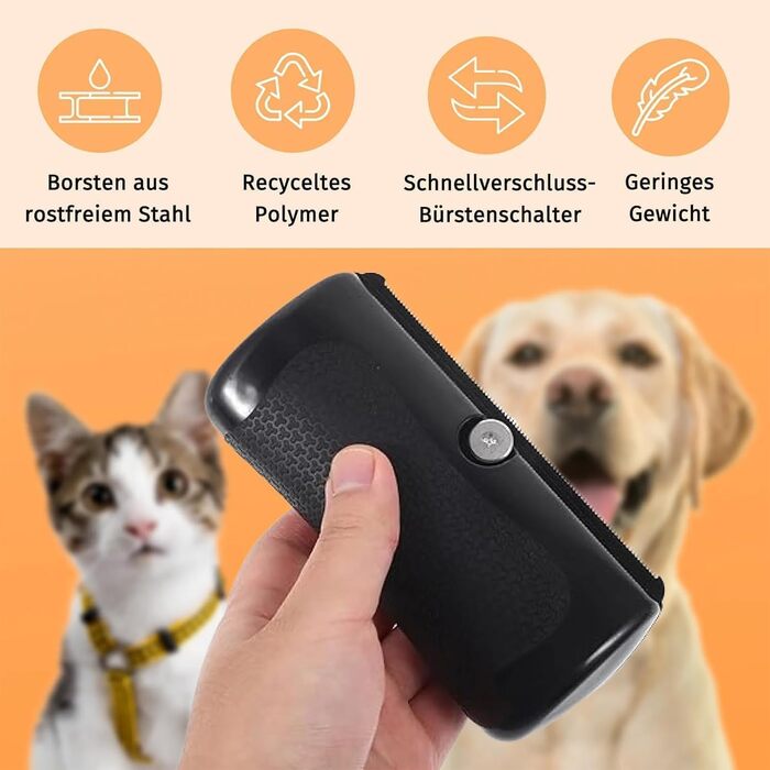 Набір гребінців Fur Wonder Brush для собак та котів (3 шт.) - видалення шерсті, комфортна ручка, для догляду за тваринами