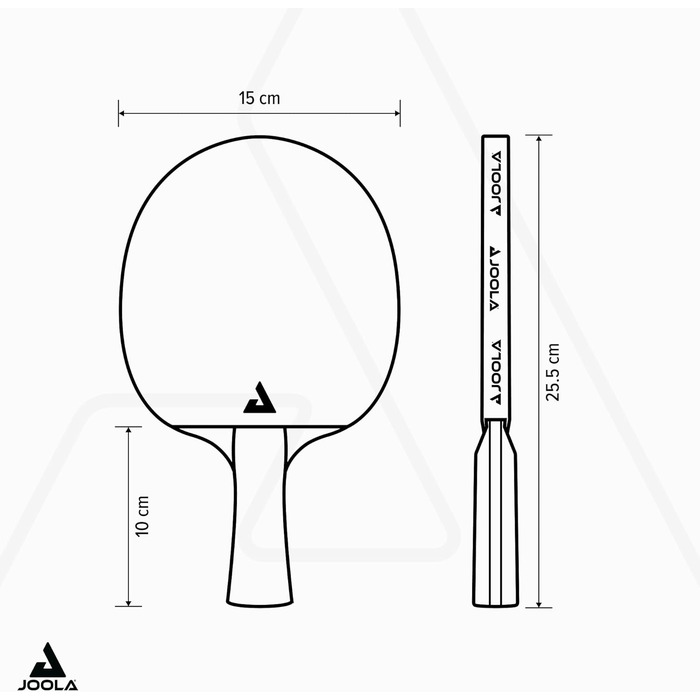 Набір для настільного тенісу JOOLA CARBON SPEED: ракетка, м'ячі 40+ mm, чохол (червоний)