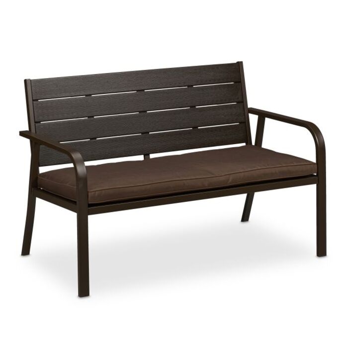 Relaxdays Garden Bench with Cushion