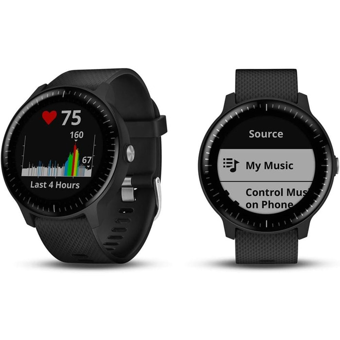 Розумний годинник Garmin vívoactive 3 Music GPS з музикою, Garmin Pay, встановлені спортивні додатки, чорний