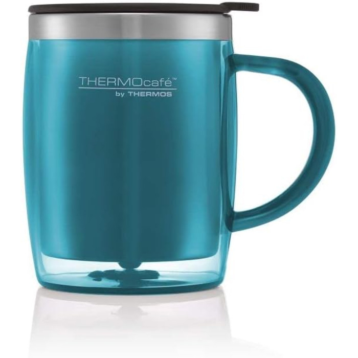 Термос ThermoCafé Transluzente Schreibtischbecher Lagoon, 450 мл, 1 шт.