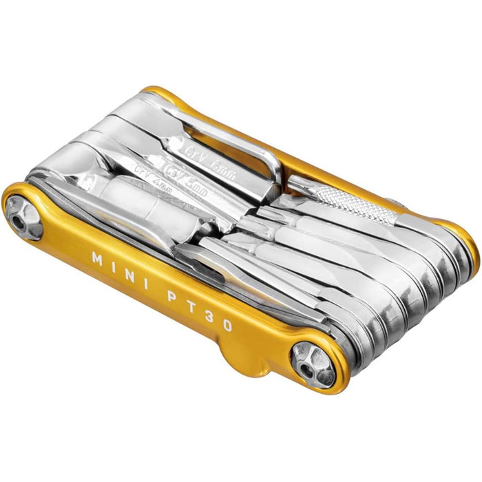 Topeak Mini PT30 Multitool - мультиінструмент золотого кольору