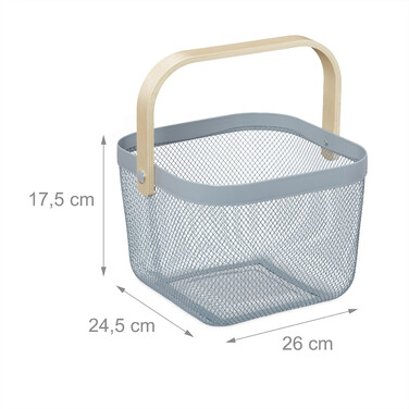 Relaxdays Storage Basket with Handle