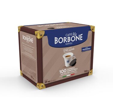 Капсульна кава Caffè Borbone Don Carlo Blaue Mischung (Синя суміш), сумісна з Lavazza A Modo Mio, 100 капсул для домашніх еспресомашин
