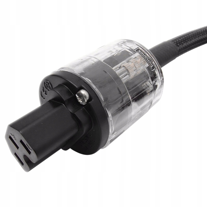 Кабель живлення TOMANEK TPC GOLD-BLACK 230V 16A Schuko-IEC, 1м