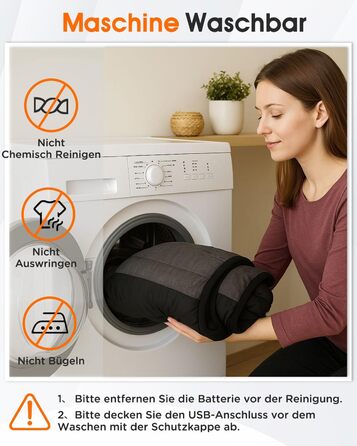 Електрична гріюча жилетка Buba Toys для чоловіків з Powerbank 20000mAh, 21 зона нагріву, 3 режими, для катання на лижах, піших прогулянок та активного відпочинку, XL, сіро-чорний колір