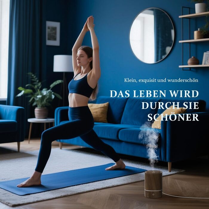 Дифузор для ефірних олій, ультразвуковий, 125 мл, 7 кольорів LED, автовимкнення, для дому та офісу, горіх