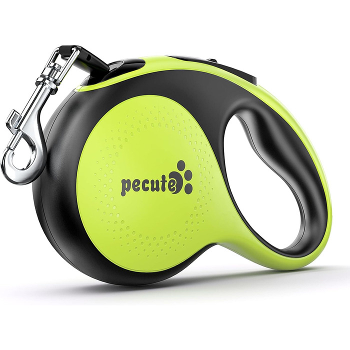 Рулетка для собак Pecute 8м, 50 кг, зелена, антизаплутування, швидке гальмування