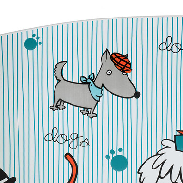 Relaxdays Clothes Rack for Children, Dog Motif