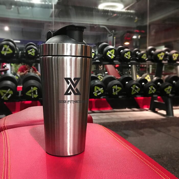 Шейкер для фітнесу X SIM FITNESSX, нержавіюча сталь, 700 мл, спортивна пляшка для йоги, тренажерного залу, міксер