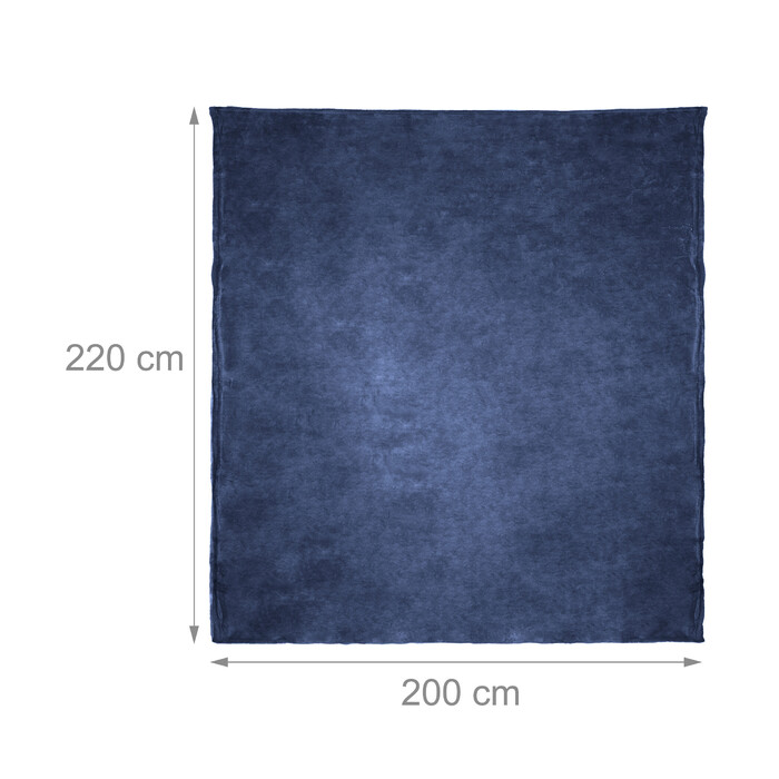 Relaxdays Fleece Throw Blanket, Extra Large