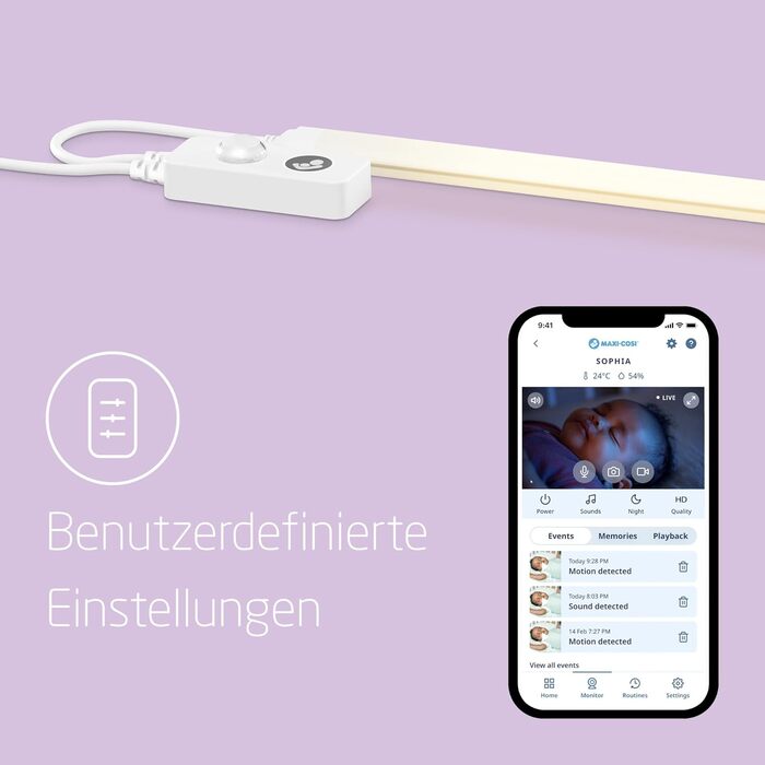 Небулайзер для дітей Maxi-Cosi Breathe з підтримкою Alexa та Google Assistant, інтелектуальний, з маслом, частина системи Connected Home