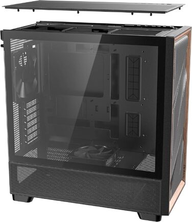 Корпус для ПК Antec Flux Midi Tower, чорний матовий, Gaming Case