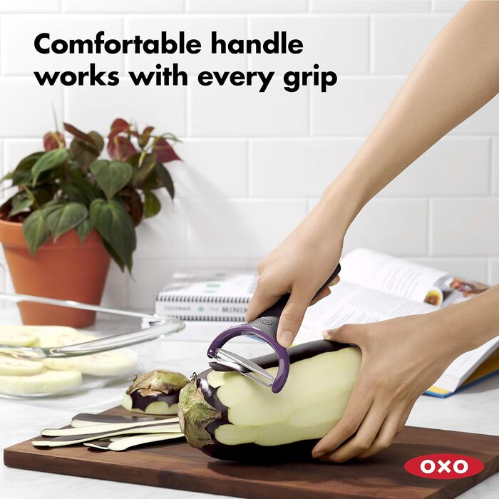 Набір овочечисток OXO Good Grips 3 шт. з нержавіючої сталі (великий, Y-подібна)