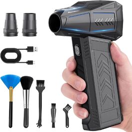 Електричний повітряний пилосос: акумуляторний міні-пилосос з компресором, 130 000 об/хв для дому, авто та офісу (X11)